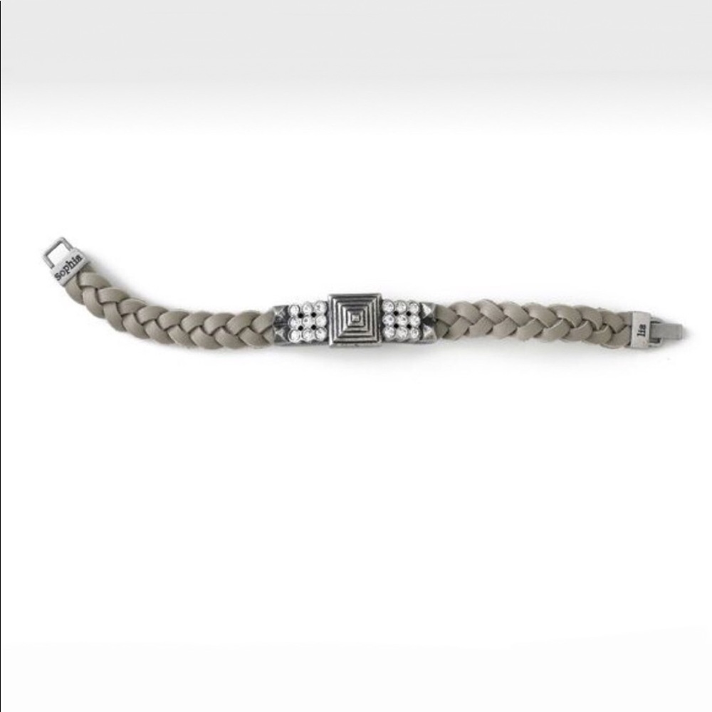 LIA SOPHIA 8” Leather Bracelet
